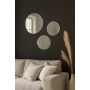 Lustro FAMILIA SET– zestaw 3 luster okrągłych (średnice 25, 30 i 40 cm) do salonu, sypialni, łazienki i nowoczesnych wnętrz